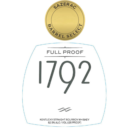 Buy 1792 Full Proof Bourbon Sazerac Barrel Select Online -Craft City