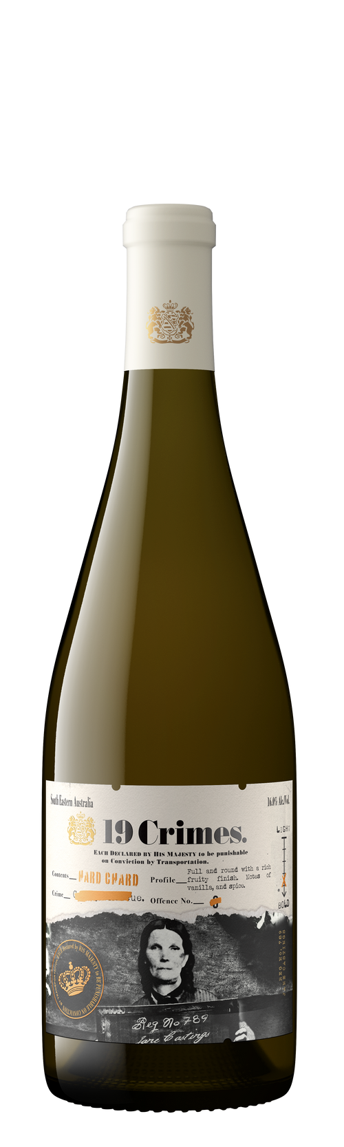 Buy 19 Crimes Chardonnay Hard Chard 750ML Online -Craft City