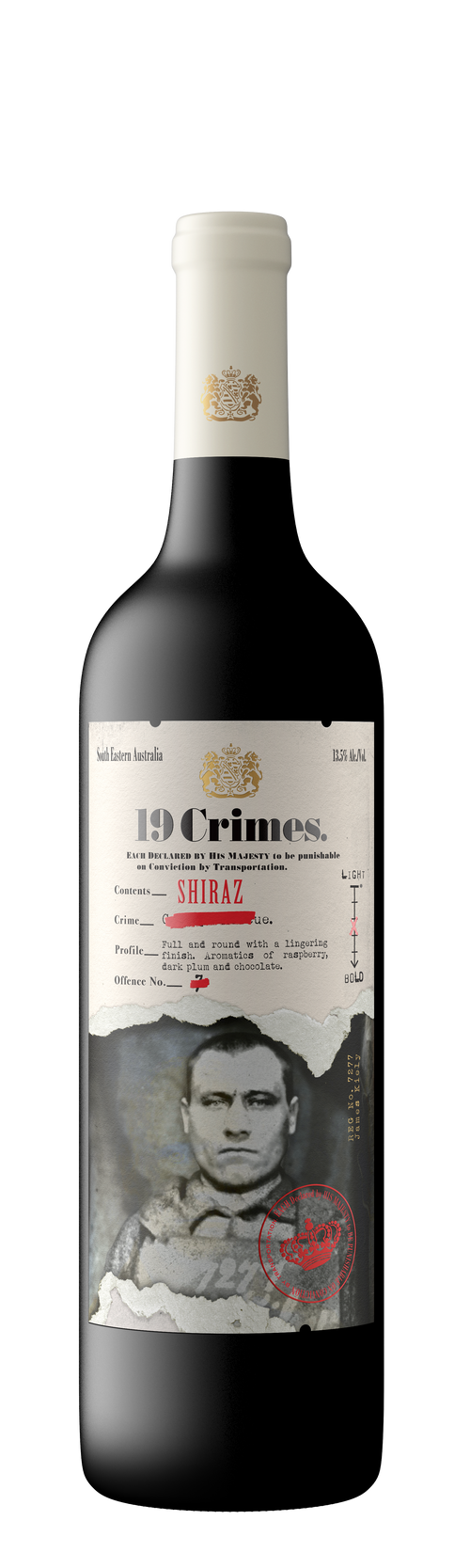 Buy 19 Crimes Shiraz 750ML Online -Craft City