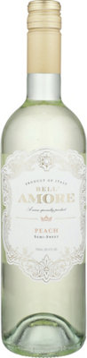 Buy Bell'Amore Peach Flavored Wine Semi-Sweet 750ML Online -Craft City