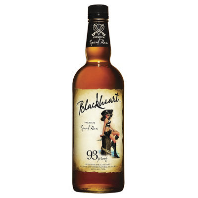 Buy Blackheart Spiced Rum 93 1L Online -Craft City