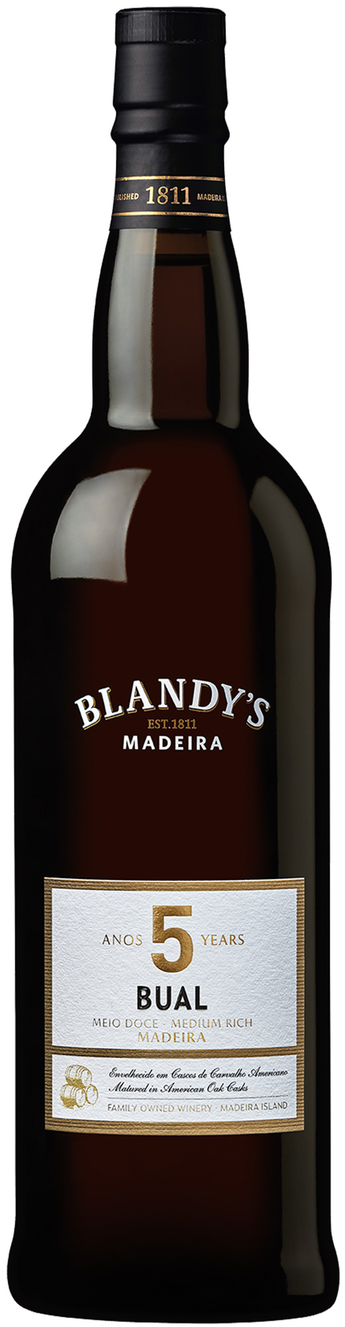 Buy Blandy's Bual Madeira 5YR 750ML Online -Craft City