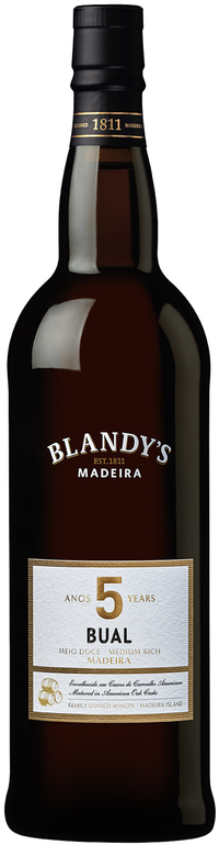 Buy Blandy's Bual Madeira 5YR 750ML Online -Craft City