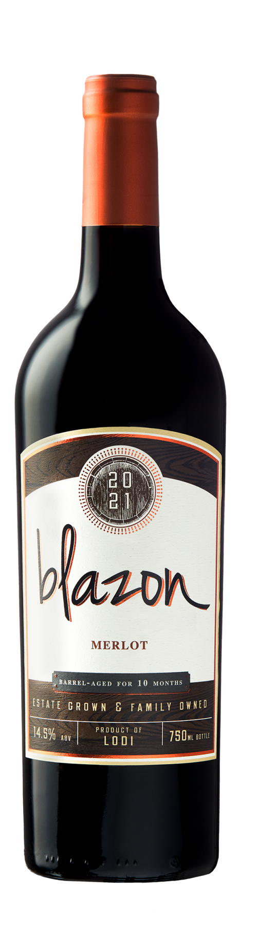 Buy Blazon Merlot 21 750ML Online -Craft City