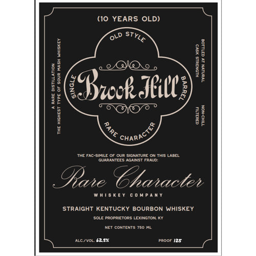 Buy Brook Hill 10 Year Old Straight Bourbon Online -Craft City