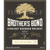 Buy Brotherôs Bond 7 Year Old Bottled in Bond Bourbon Batch 2 Online -Craft City