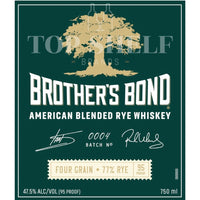 Buy Brotherôs Bond American Blended Rye Batch #4 By Ian Somerhalder & Paul Wesley Online -Craft City
