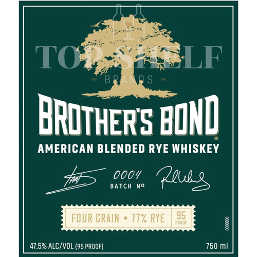 Buy Brotherôs Bond American Blended Rye Batch #4 By Ian Somerhalder & Paul Wesley Online -Craft City