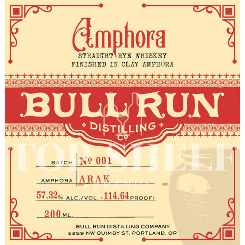 Buy Bull Run Rye Finished in Clay Amphora Online -Craft City