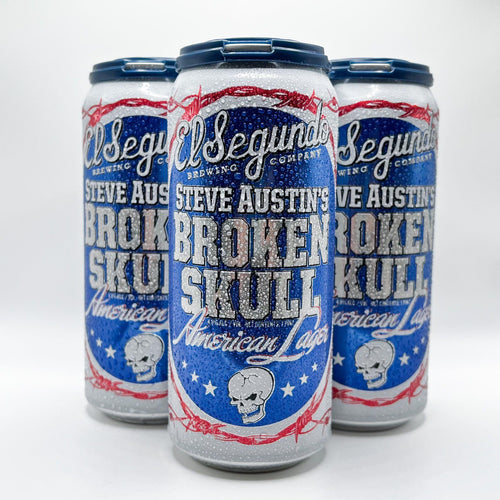 El Segundo Steve Austins Broken Skull American Lager 4PK