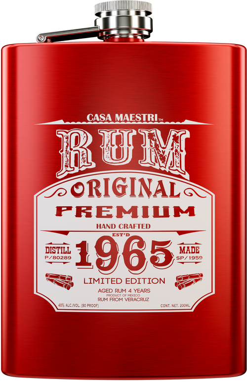 Buy Casa Maestri Rum Gold Flask 200ML Online -Craft City