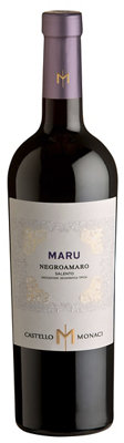 Buy Castello Monaci Negroamaro Maru Salento 2021 750ML Online -Craft City