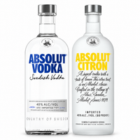 Absolut Original Vodka & Absolut Citron 2PK Bundle