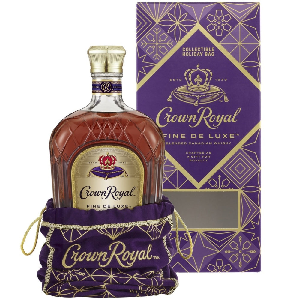 Crown  ウイスキー 750ml オリジナルバッグ付き Buy Crown Royal Fine De Luxe Limited Edition Holiday Bag 2024