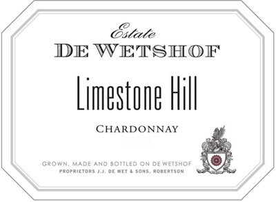 Buy De Wetshof Chardonnay Limestone Hill Robertson 2023 750ML Online -Craft City