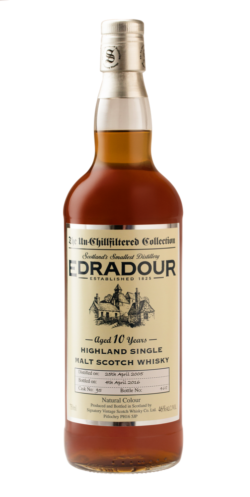 Buy Edradour Scotch Unchill 10YR 92 700ML Online -Craft City