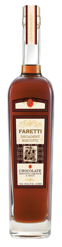 Buy Faretti Chocolate Biscotti Liqueur 750ML Online -Craft City