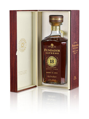 Buy Fundador Brandy De Jerez Supremo Oloroso Sherry Casks Solera Gran Reserva 18 Yr 80 1L Online -Craft City