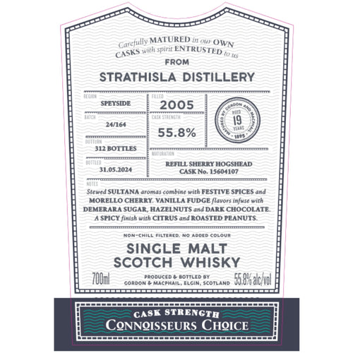 Buy Gordon & Macphail 2005 Strathisla 19 Year Old Online -Craft City