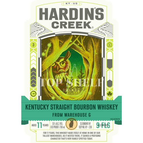 Buy Hardinôs Creek Warehouse G 11 Year Old Bourbon Online -Craft City