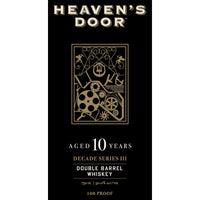Buy Heavenôs Door Decade Series III 10 Year Old Double Barrel Whiskey Online -Craft City