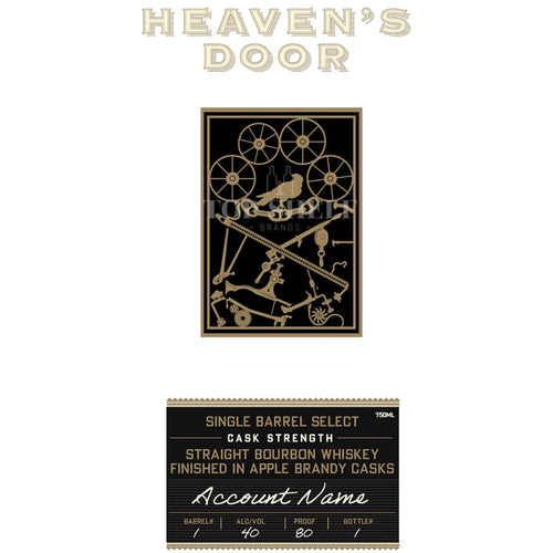 Buy Heavenôs Door Single Barrel Select Finished in Apple Brandy Casks Online -Craft City