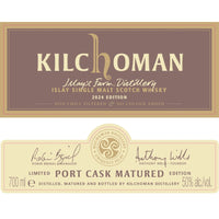 Buy Kilchoman Port Cask Matured 2024 Edition Online -Craft City