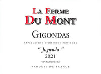 Buy La Ferme Du Mont Gigondas Jugunda 2021 750ML Online -Craft City