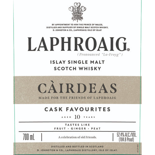 Buy Laphroaig Cirdeas Cask Favourites 10 Year Old Online -Craft City