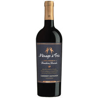Buy Menage A Trois Cabernet Sauvignon Aged 3 Months In Bourbon Barrels Limited Release California 750ML Online -Craft City