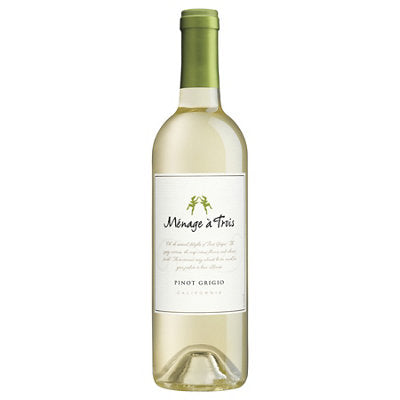 Buy Menage A Trois Pinot Grigio California 750ML Online -Craft City