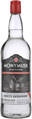 Buy Monymusk Overproof Rum White Overproof 126 1L Online -Craft City