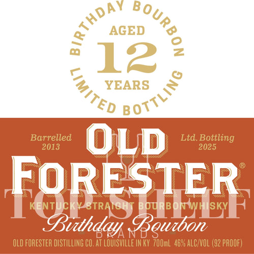 Buy Old Forester Birthday Bourbon 2025 Online -Craft City