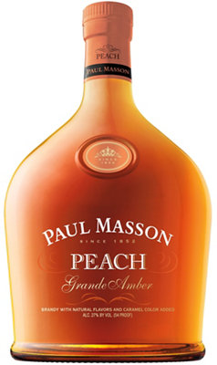 Buy Paul Masson Peach Flavored Brandy Grande Amber 54 750ML Online -Craft City