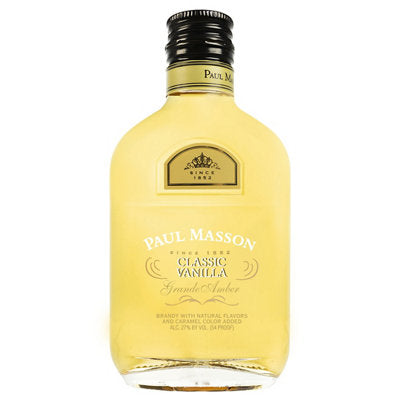 Buy Paul Masson Vanilla Flavored Brandy Grande Amber Classic 54 200ML Online -Craft City