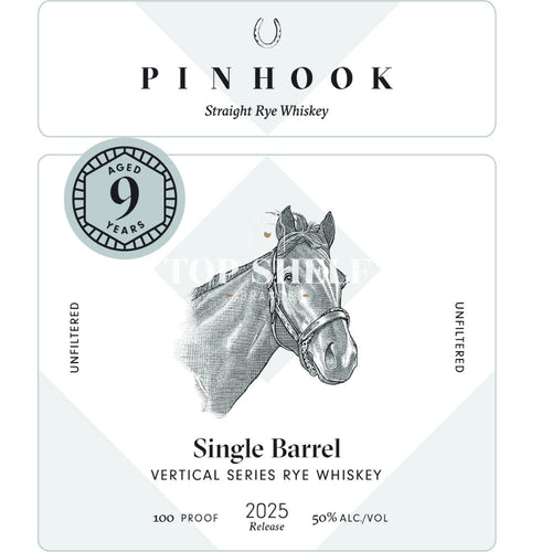 Buy Pinhook Single Barrel Vertical Series 9 Year Old Rye 2025 Release Online -Craft City