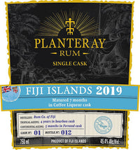 Buy Planteray Gold Rum Single Cask 4 Yr 90.8 750ML Online -Craft City