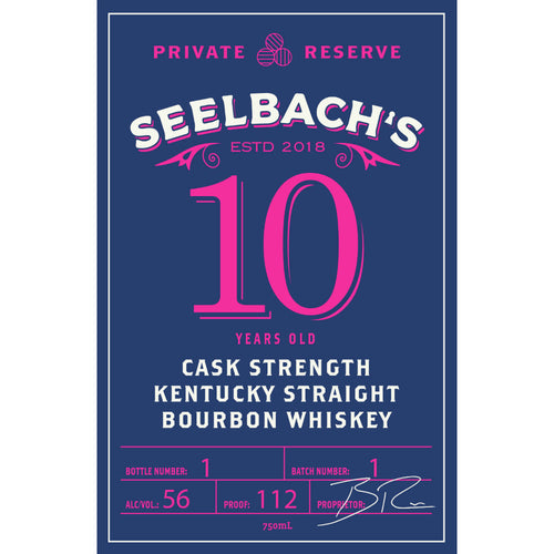 Buy Seelbachôs Private Reserve 10 Year Old Cask Strength Bourbon Online -Craft City