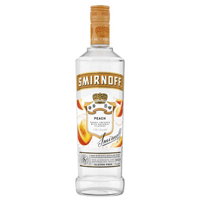 Buy Smirnoff Peach Flavored Vodka 60 750ML Online -Craft City