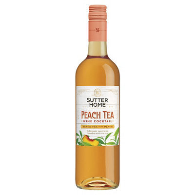Buy Sutter Home Peach Tea Wine Cocktail Black Tea With Peach 750ML Online -Craft City