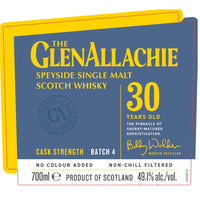 Buy The Glenallachie 30 Year Old Cask Strength Batch 4 Online -Craft City
