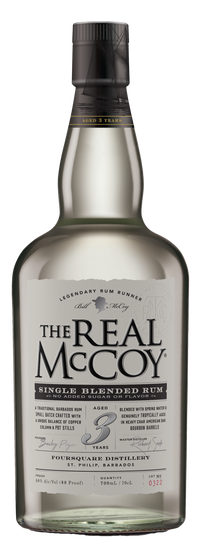 Buy The Real Mccoy Rum 3YR 80 700ML Online -Craft City