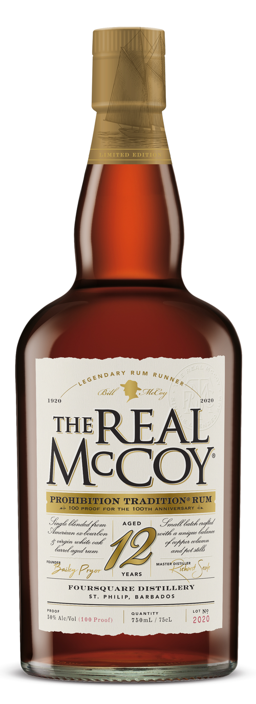 Buy The Real Mccoy Rum Proh 12Y 100 750ML Online -Craft City