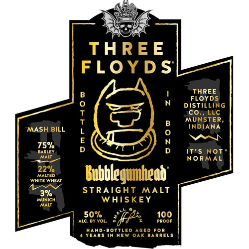Buy Three Floyds Bottled in Bond Bubblegumhead Straight Malt Whiskey Online -Craft City
