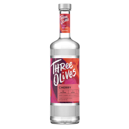 Buy Three Olives Vodka Cherry New Pack 1L Online -Craft City