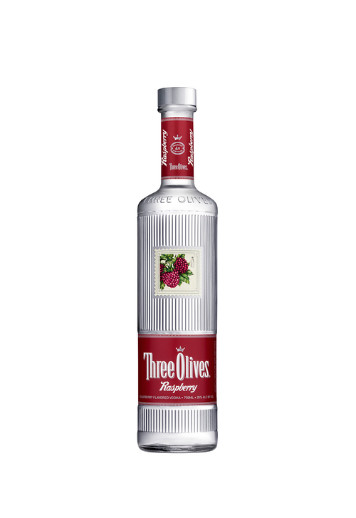 Buy Three Olives Vodka Raspberry New Pack 750ML Online -Craft City