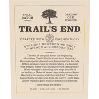 Buy Trailôs End Straight Bourbon Finished With Oregon Oak Online -Craft City