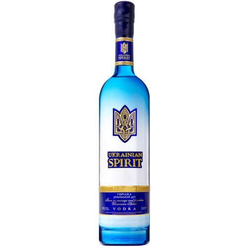 Buy Ukrainian Spirit Blue Leather Label Vodka Online -Craft City
