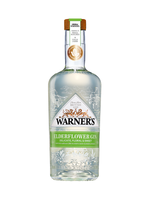 Buy Warners Gin Elderflower 750ML Online -Craft City