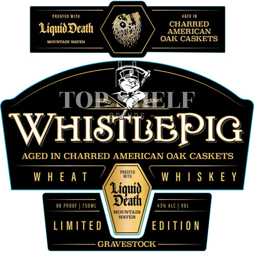 Buy WhistlePig X Liquid Death Gravestock Wheat Whiskey Online -Craft City